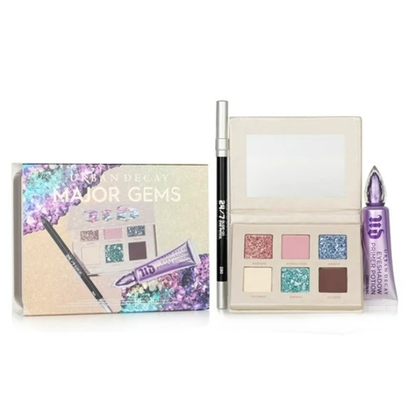 Urban Decay Stoned Vibes Major Gems Set: (1x Mini Eyeshadow Palette + 1x Eye Pen - Picture 1 of 3